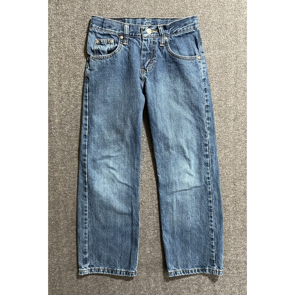 Lee Premium Select Boy's Adj Waist Blue Jeans Size 10 R